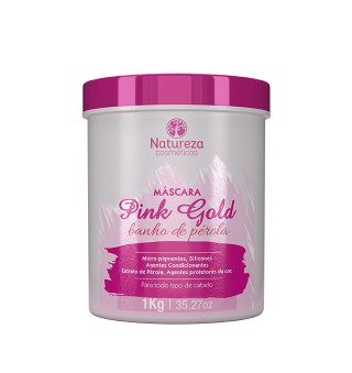 Маска-глянец для волос NATUREZA Pink Gold 1000 мл
