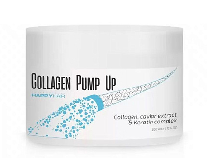 Happy Hair Collagen Pump UP рабочий состав 300 мл