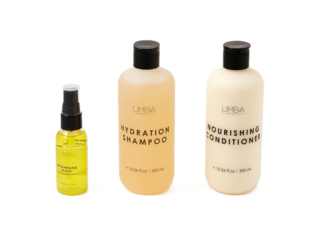 Набор Limba Hydration для волос: шампунь, кондиционер и масло