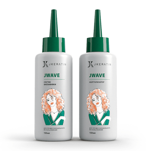 Набор для биозавивки волос JKeratin JWave, 2х150 мл