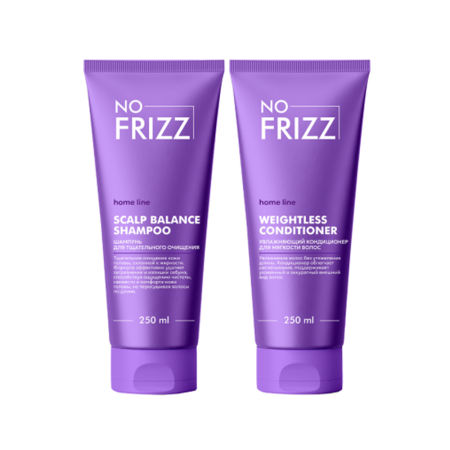 Набор для тщательного очищения и увлажнения No Frizz 250 мл+250 мл