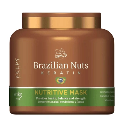 Питательная маска для волос Felps Brazilian Nuts Keratin, 1 кг