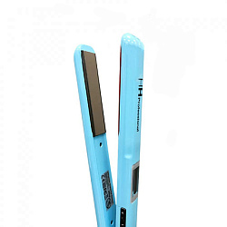 Утюжок Happy Hair Ultrasonic & Infrared узкие пластины, Голубой