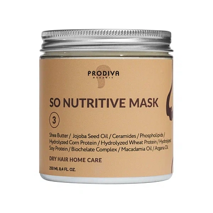 Маска для ухода за сухими волосами PRODIVA So Nutritive Mask, 250 мл