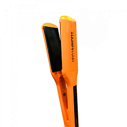 Утюжок Happy Hair Titanium широкие пластины 55 мм., титан, 232С, оранжевый
