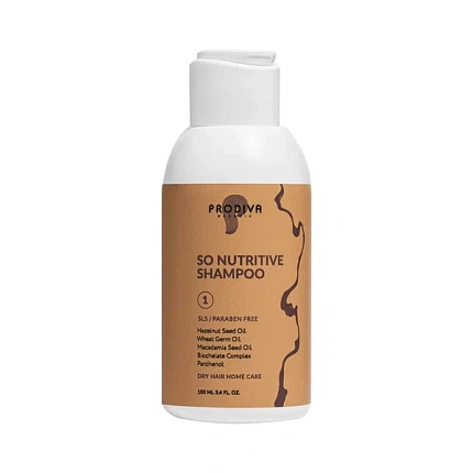 Шампунь для ухода за сухими волосами PRODIVA So Nutritive Shampoo, 100 мл