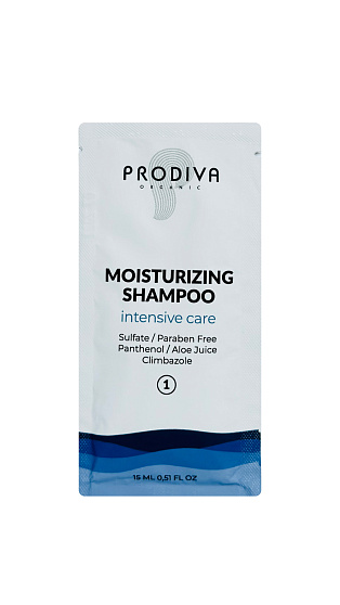Шампунь глубокого увлажнения PRODIVA Moisturizing Shampoo, 15 мл