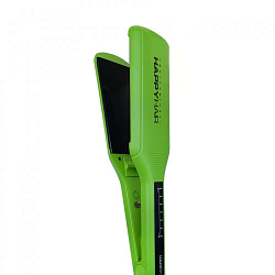 Утюжок Happy Hair Titanium широкие пластины 55 мм., титан, 232С, зеленый
