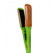 Утюжок титановые широкие пластины MZ Typhoon зеленый/оранжевый