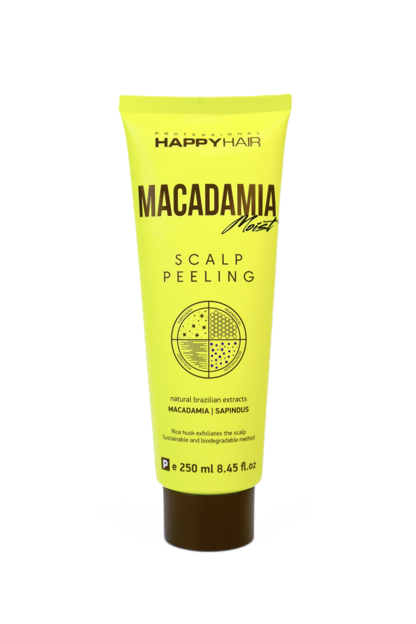 Happy Hair macadamia peeling with mint cold пилинг 250 мл