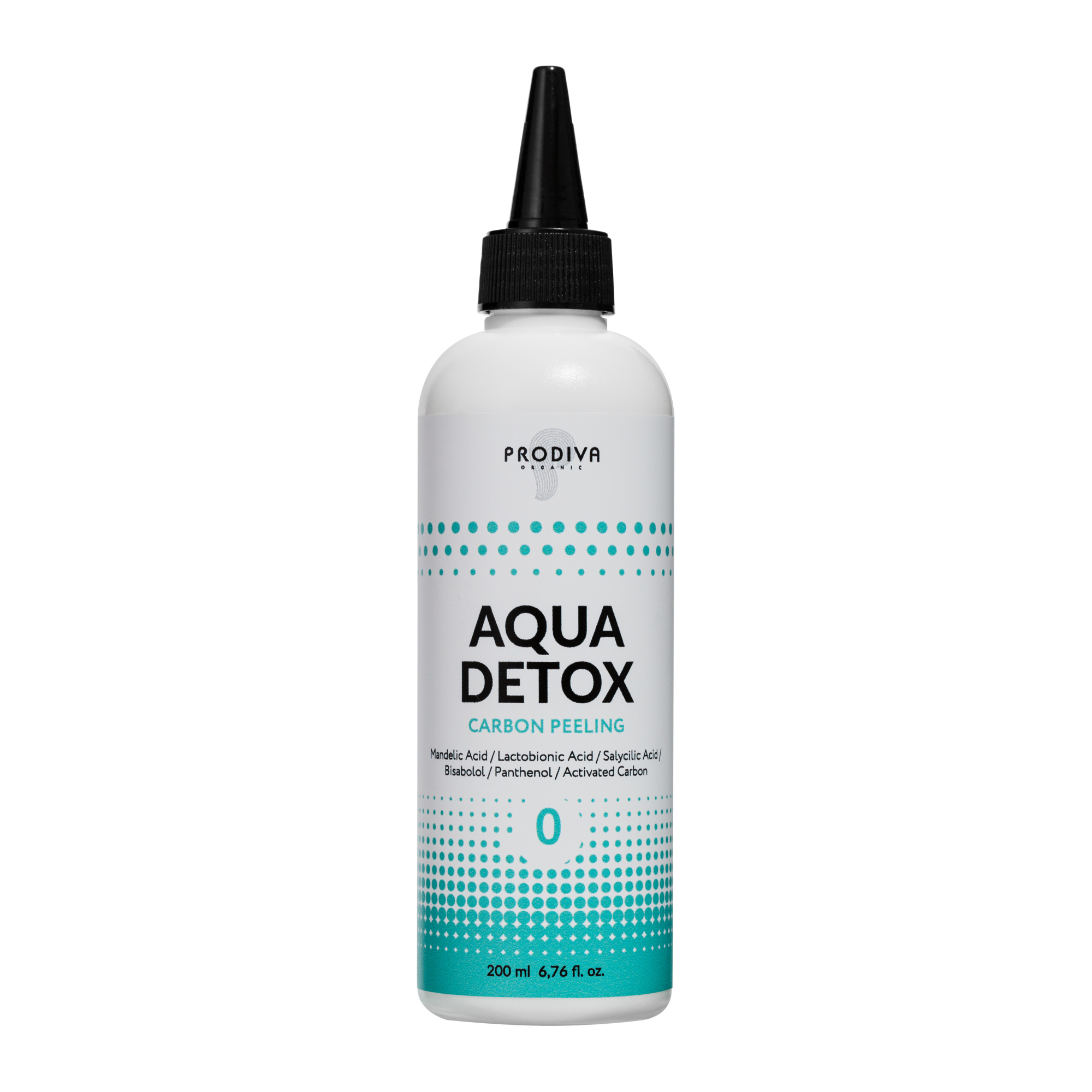 Угольный пилинг для очищения кожи головы Prodiva Aqua Detox Carbon Peeling, 200 мл