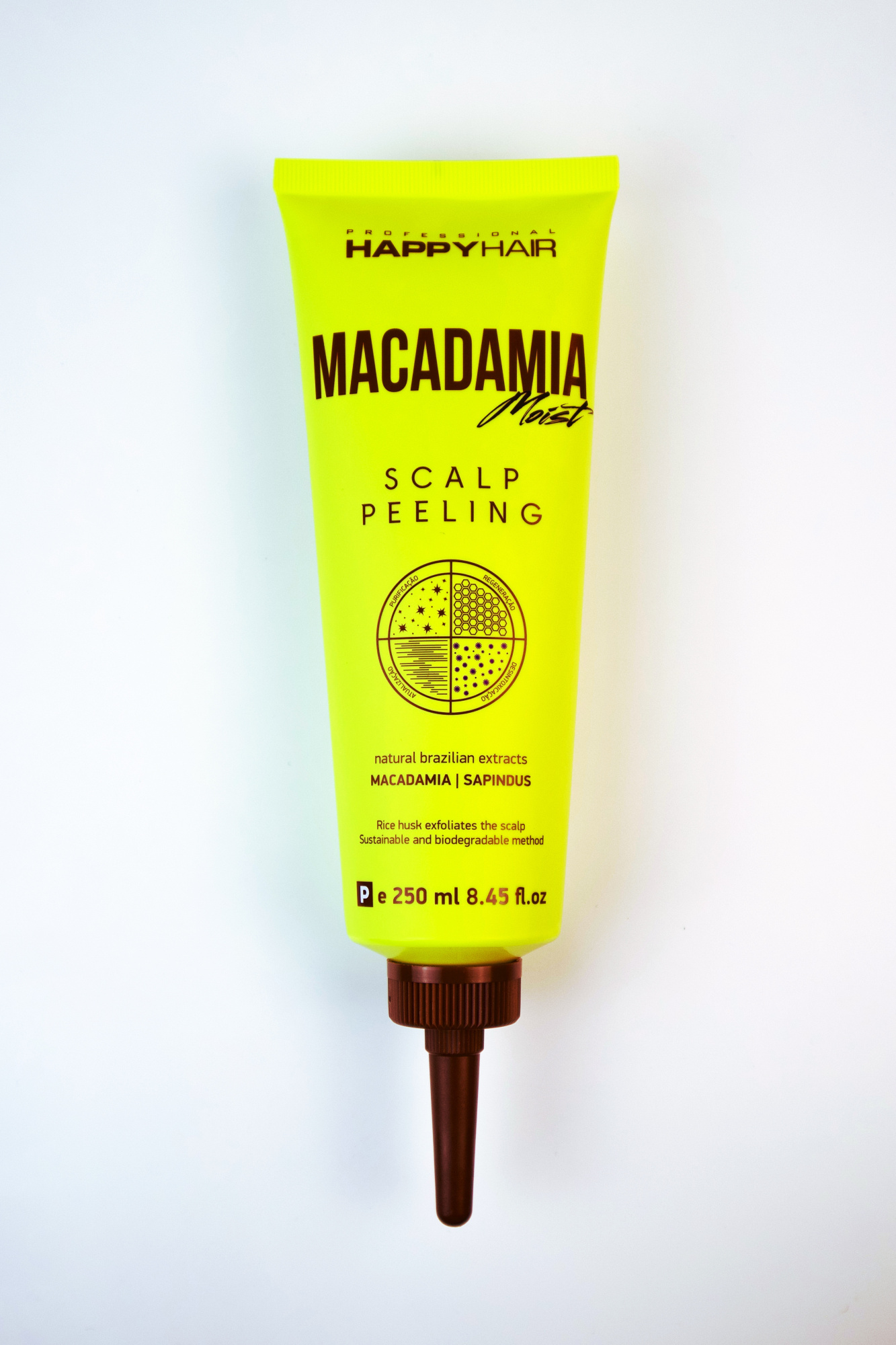 Happy Hair macadamia peeling with mint cold пилинг 250 мл
