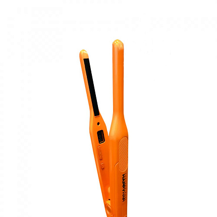 Утюжок HH Titanium узкие пластины 8 мм, титан, 232С, Оранжевый