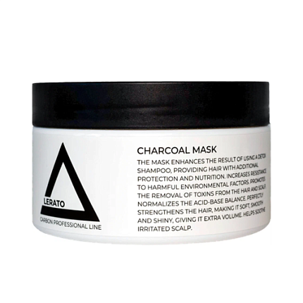 Угольная маска для волос Lerato Carbon Mask, 300 мл
